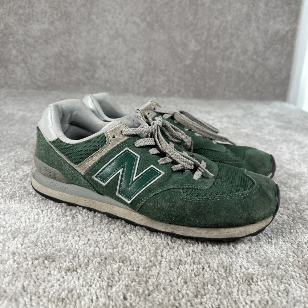 New Balance 574 Classic Sneaker Running Shoes Green ML574EGR Mens Size 13